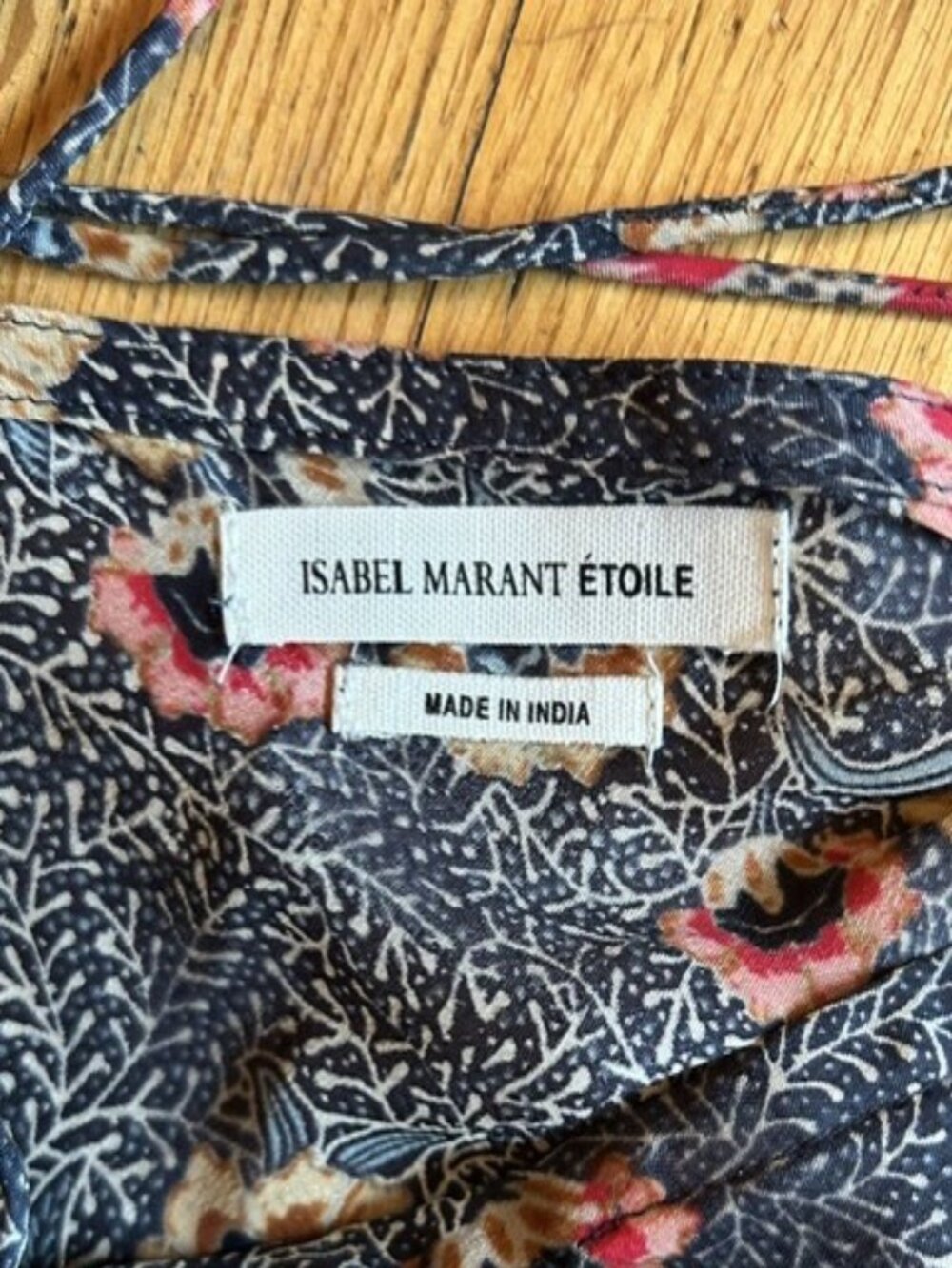 Isabel Marant Étoile Floral Silk Sleeveless Dress Size 36 - Picture 6 of 8